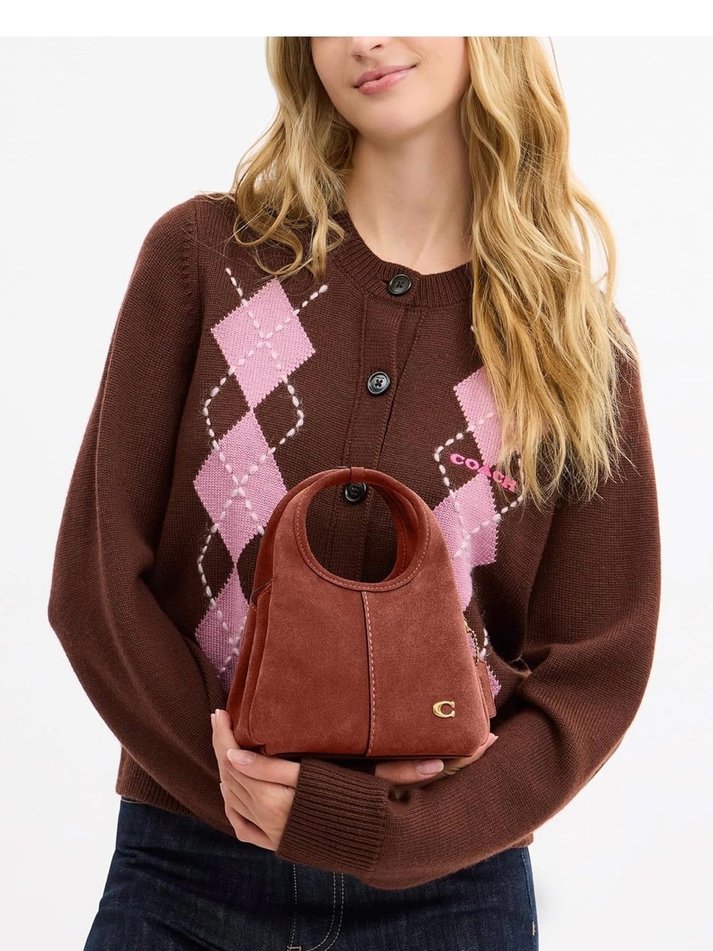 Coach Lana Shoulder Bag 19 Clay/Brass
